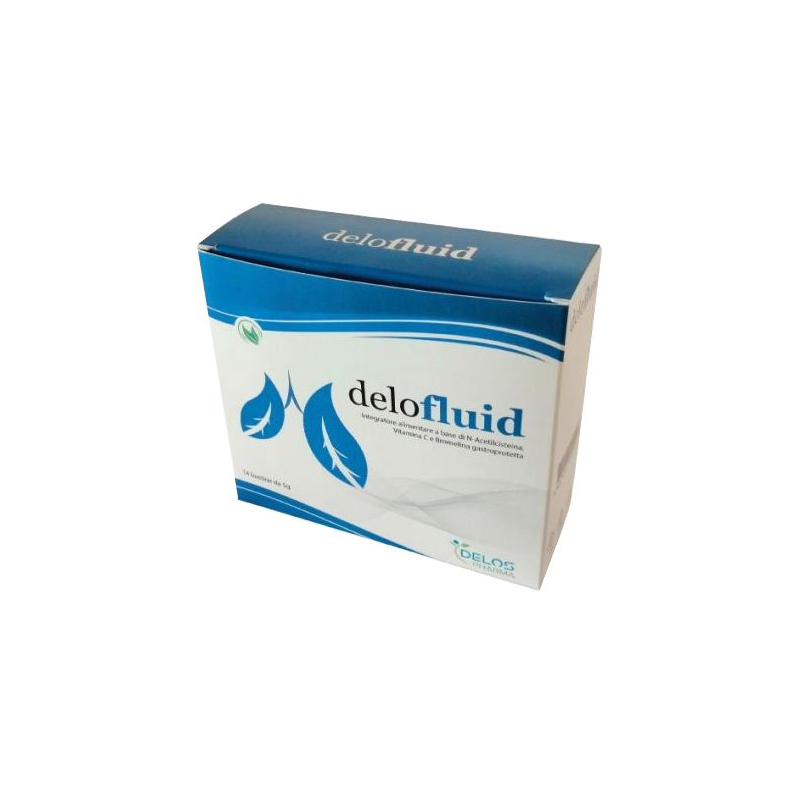 Delofluid Integratore Mucolitico e Fluidificante 14 Bustine - IMPORT-PF - 987357009 - Delos Pharma - € 12,51