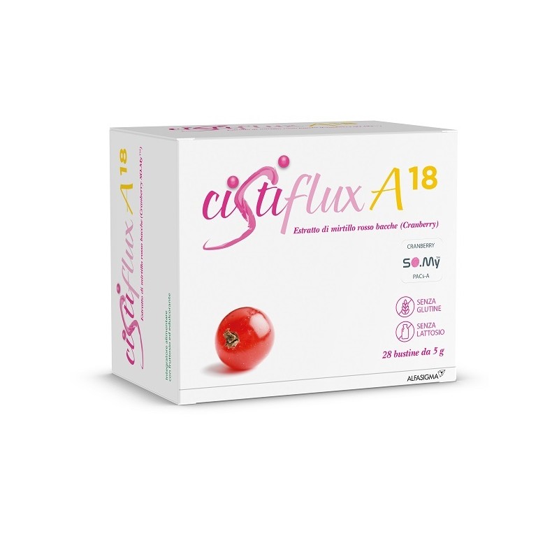 Alfasigma Cistiflux A 18 28 Buste - Integratori per apparato uro-genitale e ginecologico - 986475921 - Alfasigma - € 19,15