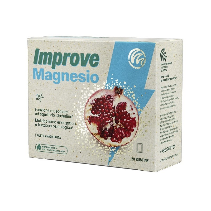 Esserre Pharma Improve Magnesio 20 Bustine - Integratori multivitaminici - 987437023 - Esserre Pharma - € 17,79