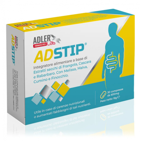 ADstip Integratore per Funzione Digestiva 20 Compresse Adler Lab - 1 ADstip Integratore per Funzione Digestiva 20 Compresse Adler Lab - 1