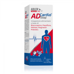 ADcardio Stop Integratore per Funzione Cardiaca 50 Ml - Integratori per il cuore e colesterolo - 984925747 - Adler Lab - € 16,72