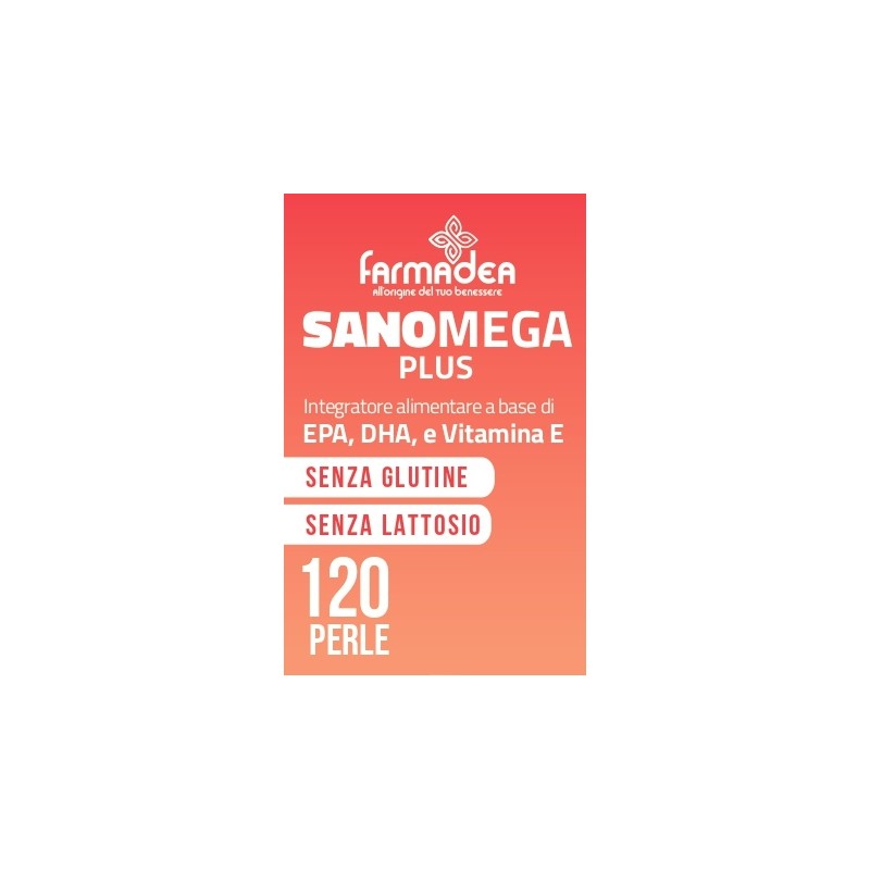 Sanomega Plus Integratore di Omega-3 120 Perle - Integratori di Omega-3 - 987665890 - Farmadea - € 39,92