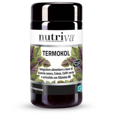 Nutriva Termokol Equilibrio del Peso Corporeo 40 Compresse - Integratori per dimagrire ed accelerare metabolismo - 988152171 ...