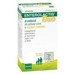 Sofar Enterolactis Duo Polvere 10 Bustine - Integratori di fermenti lattici - 902552355 - Enterolactis - € 18,90