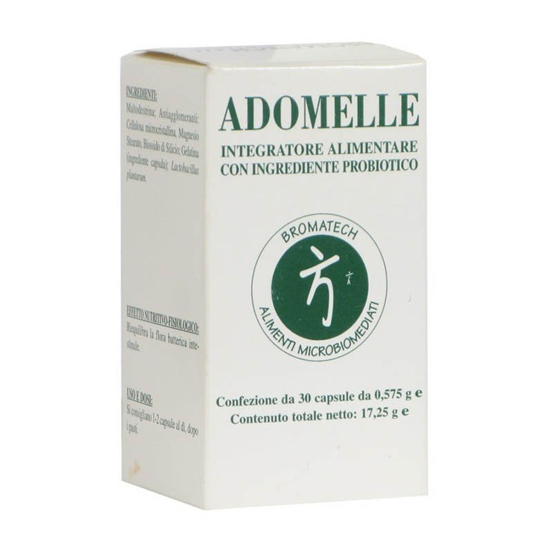Adomelle Integratore di Fermenti Lattici 30 Capsule - Integratori di fermenti lattici - 911973788 - Bromatech - € 18,93