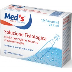 Farmac-zabban Soluzione Fisiologica Meds Sterile Astx10 Fl 2ml - Prodotti per la cura e igiene del naso - 931984963 - Farmac-...