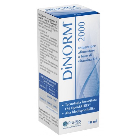 Pro-bio Integra Dinorm 2000 Gocce 10 Ml - Integratori multivitaminici - 982468821 - Pro-bio Integra - € 8,07