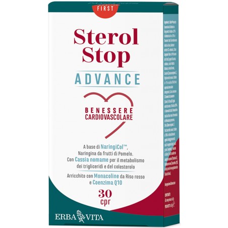 Erba Vita Group Sterol Stop Advance 30 Compresse - Integratori per il cuore e colesterolo - 984499994 - Erba Vita - € 13,58