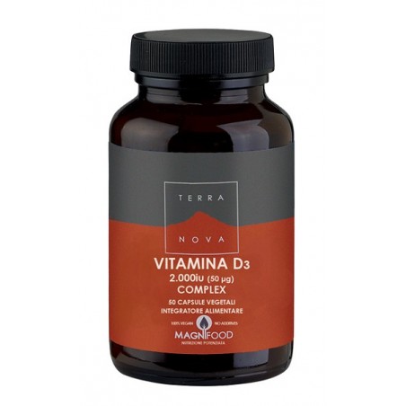 Forlive Terranova Complesso Di Vitamina D3 2000 Iu 50 Capsule - Integratori multivitaminici - 971551801 - Forlive - € 16,57