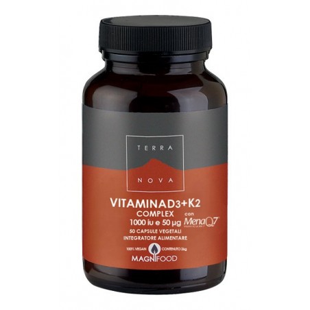 Forlive Terranova Vitamina D3 + K2 50 Capsule - Integratori multivitaminici - 976679656 - Forlive - € 21,91