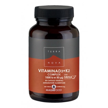 Forlive Terranova Vitamina D3 + K2 50 Capsule Forlive - 1 Forlive Terranova Vitamina D3 + K2 50 Capsule Forlive - 1