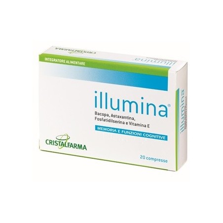 Cristalfarma Illumina 20 Compresse - Integratori per concentrazione e memoria - 931989329 - Cristalfarma - € 22,04