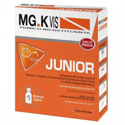 MG.K Vis Junior Tonico Ricostituente 10 Flaconcini - Integratori bambini e neonati - 947291769 - Pool Pharma - € 10,38