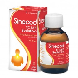 Sinecod Tosse Sedativo Sciroppo Tosse Secca 200 Ml - Farmaci per tosse secca e grassa - 021483146 - Glaxosmithkline - € 6,94