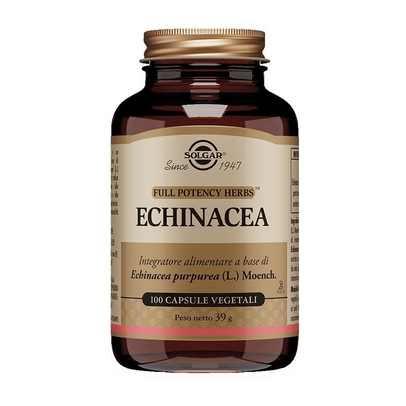 Solgar It. Multinutrient Echinacea 100 Capsule Vegetali - Integratori per difese immunitarie - 947088288 - Solgar - € 23,00