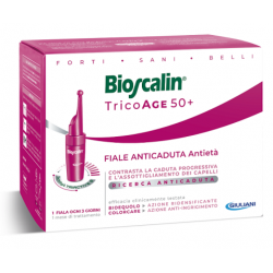 Bioscalin Tricoage 50+ Fiale Anticaduta Capelli Antietà 16 Flaconcini - Trattamenti anticaduta capelli - 985821139 - Bioscali...