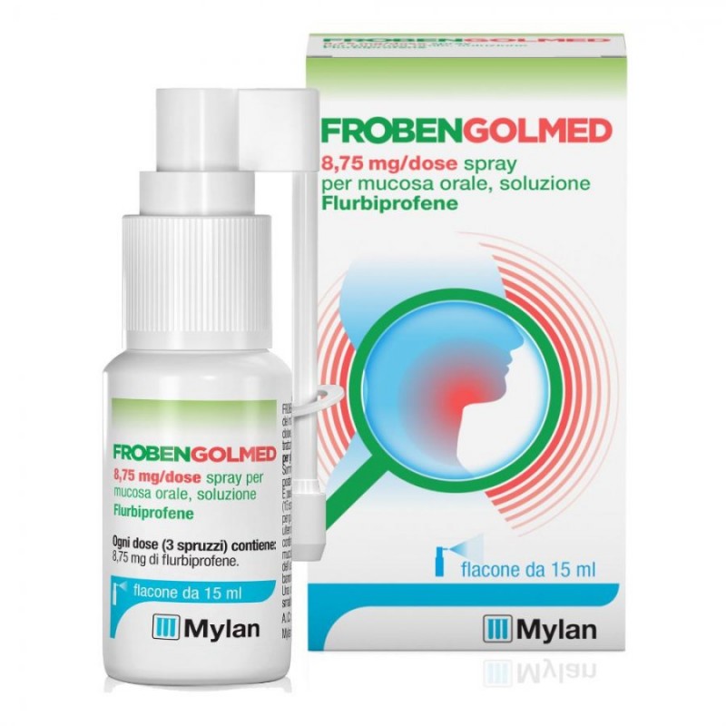Frobengolmed Spray Mal Di Gola Acuto Mucosa Orale 8,75 Mg Dose - Farmaci per mal di gola - 048005019 - Froben - € 13,60