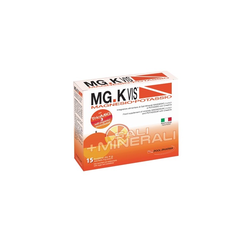 Pool Pharma Mgk Vis Orange 15 Bustine - Vitamine e sali minerali - 942602614 - Pool Pharma - € 8,29