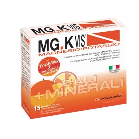 Pool Pharma Mgk Vis Orange 15 Bustine - Vitamine e sali minerali - 942602614 - Pool Pharma - € 8,29