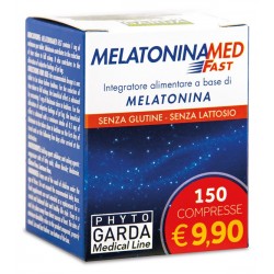 Phyto Garda MelatoninaMed Fast Integratore 150 Compresse - Integratori per umore, anti stress e sonno - 970263935 - Phyto Gar...