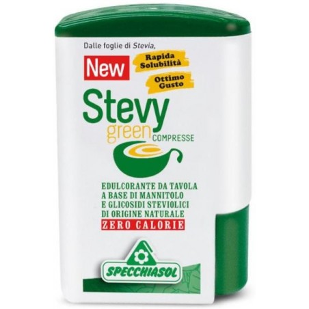 Specchiasol Stevygreen New 100 Compresse - Dolcificanti ed edulcoranti - 970924965 - Specchiasol - € 4,99