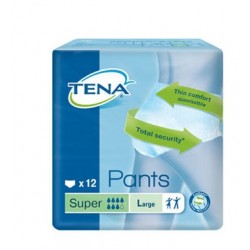 Essity Italy Pannolone Pull Up Tena Pants Super Taglia Large 12 Pezzi - Prodotti per incontinenza - 972259978 - Tena - € 22,20