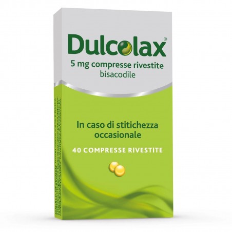 Dulcolax Lassativo Supposte Efficacia Veloce 5 mg 40 Compresse - Farmaci per stitichezza e lassativi - 042515054 - Medifarm -...