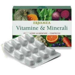 Erbamea Vitamine & Minerali 24 Compresse - Integratori per concentrazione e memoria - 922374867 - Erbamea - € 5,77
