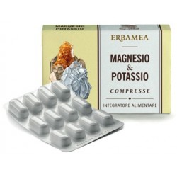 Erbamea Magnesio & Potassio 24 Compresse - Integratori multivitaminici - 922374881 - Erbamea - € 6,71