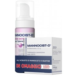 Polifarma Benessere Mannocist-d 14 Buste + Mannocist-d Mousse Detergente Antibatterico 150 Ml In Omaggio - Igiene intima - 98...