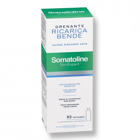 Somatoline Skin Expert Bende Snellenti Drenanti Kit Ricarica 400 Ml Somatoline - 6 Somatoline Skin Expert Bende Snellenti Drenanti Kit Ricarica 400 Ml Somatoline - 6