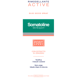 Somatoline Skin Expert Rimodellante Active Olio Spray Post Sport 125 Ml - Trattamenti anticellulite, antismagliature e rassod...