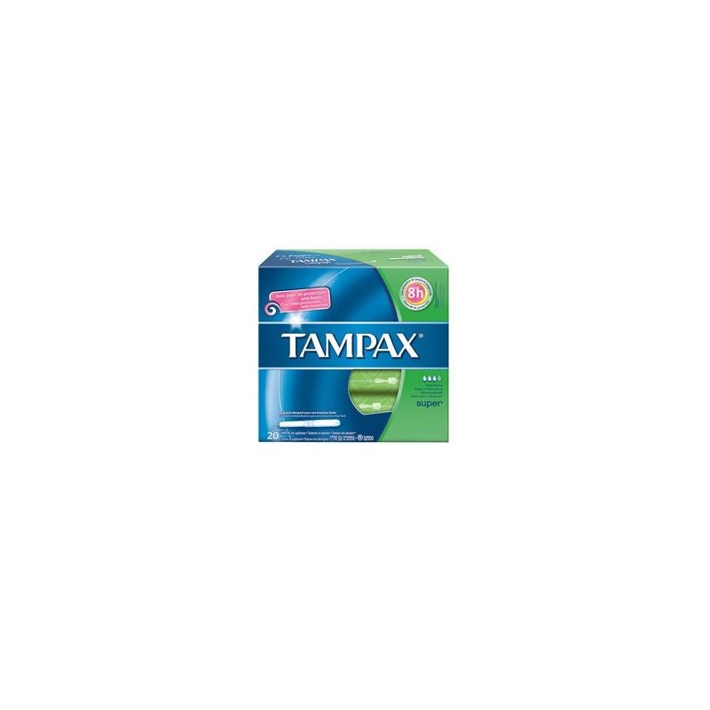 Fater Tampax Blue Box Super 20 Pezzi - Assorbenti - 930551027 - Tampax - € 4,89