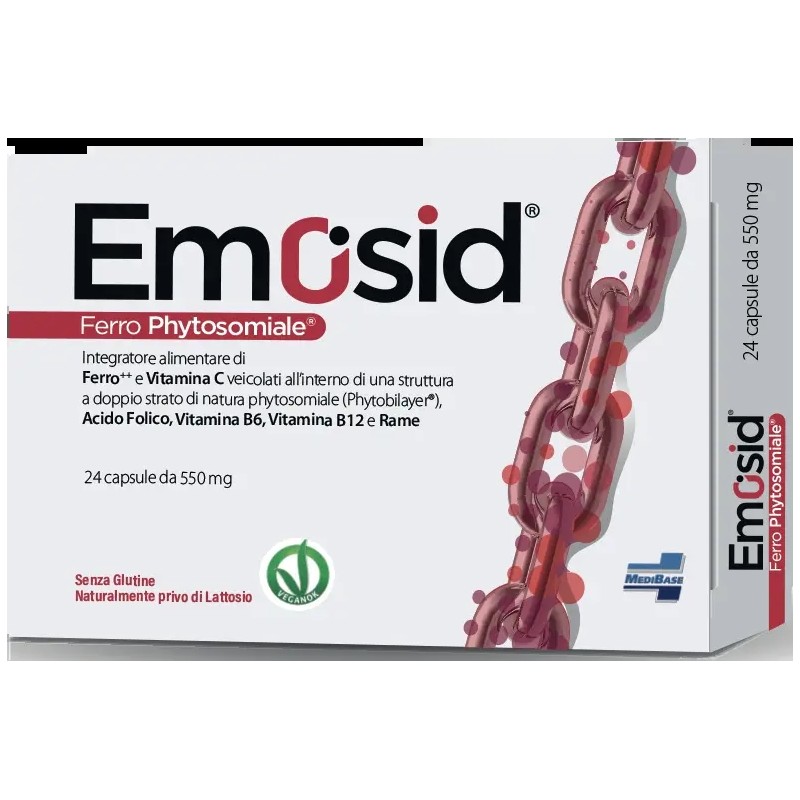 Emosid Ferro Phytosomiale Alta Biodisponibilità 24 Capsule  - 1