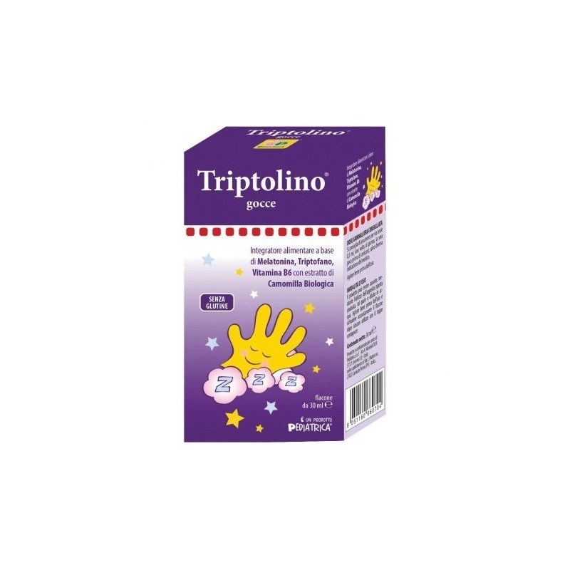 Triptolino Gocce Integratore Sonno Melatonina 30 ml - Integratori per dormire - 987653021 - Pediatrica - € 19,90