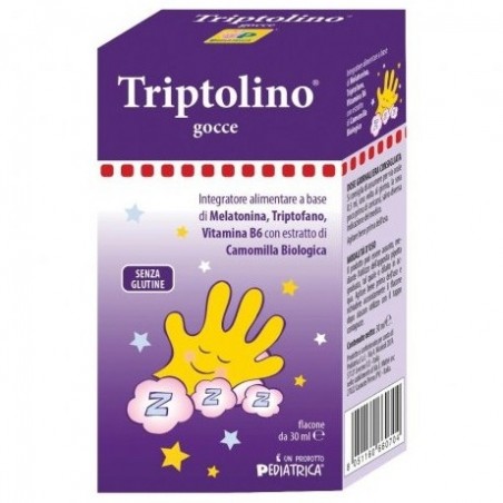 Triptolino Gocce Integratore Sonno Melatonina 30 ml - Integratori per dormire - 987653021 - Pediatrica - € 16,95