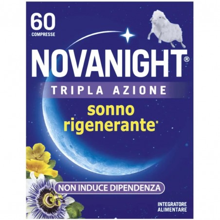 Novanight Melatonina per Favorire il Sonno 60 Compresse - Integratori per dormire - 982984852 - Novanight - € 18,35