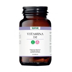 Natur Vitamina D3 30 Capsule - Integratori multivitaminici - 980253506 - Natur - € 12,62