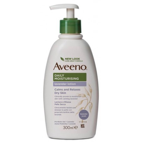 Johnson & Johnson Aveeno Crema Idratante Corpo Lavanda 300 Ml Promo - Trattamenti idratanti e nutrienti per il corpo - 979418...