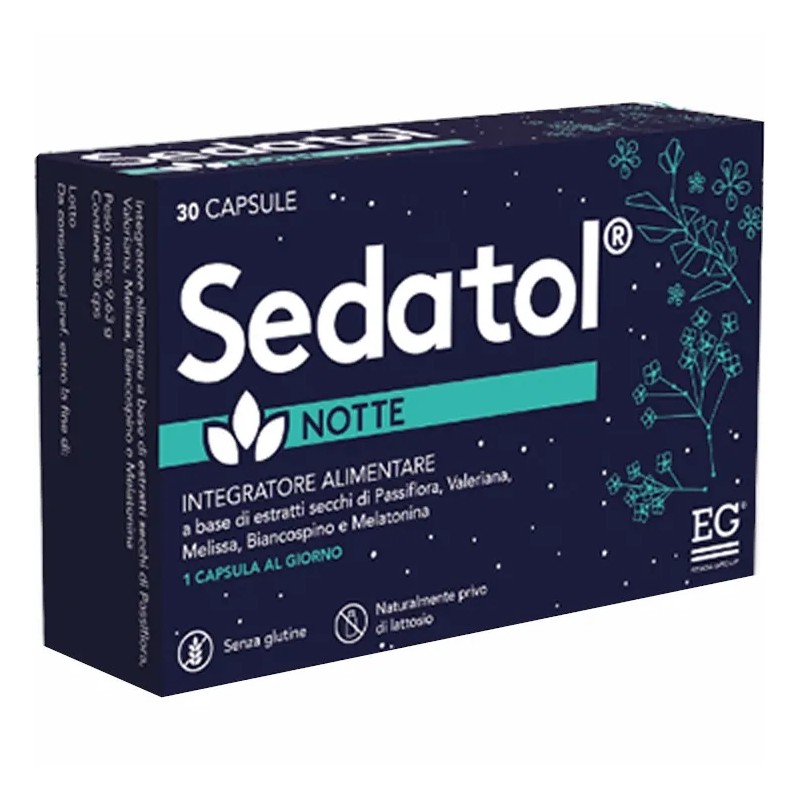 Sedatol Integratore Per Sonno E Relax 30 Capsule Eg - 2