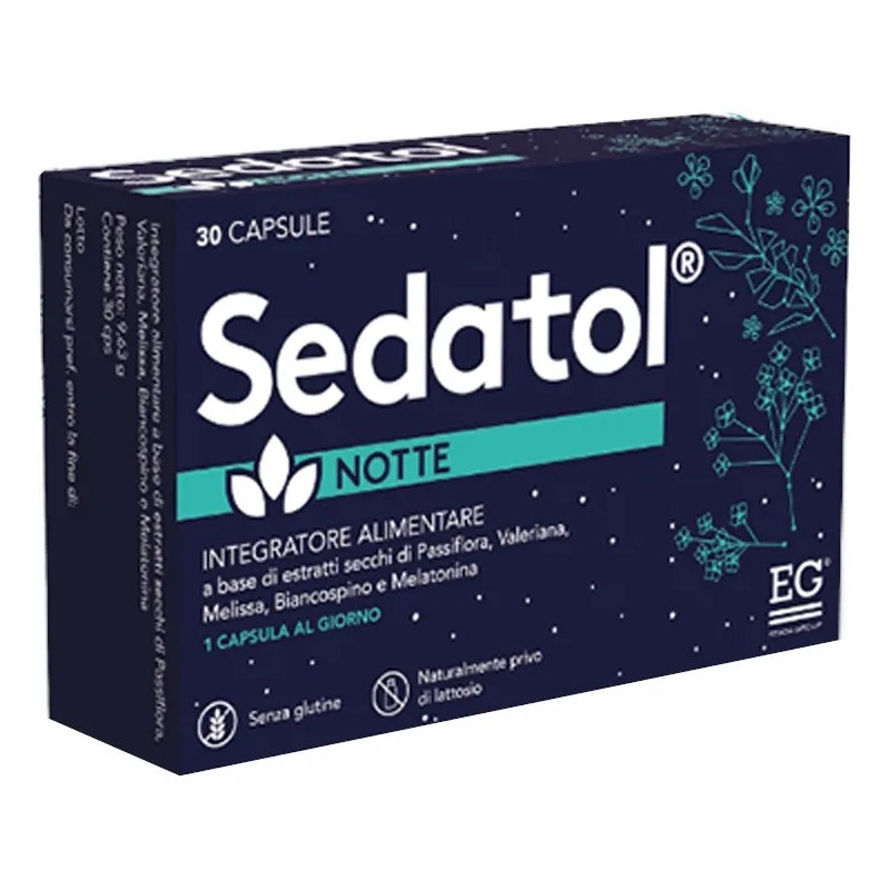 Sedatol Integratore Per Sonno E Relax 30 Capsule - Integratori per dormire - 983529850 - Eg - € 10,42