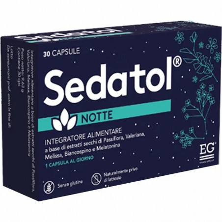 Sedatol Integratore Per Sonno E Relax 30 Capsule - Integratori per dormire - 983529850 - Eg - € 10,42