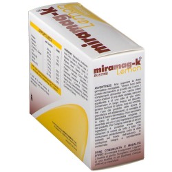 Miramag K Magnesio Potassio e Vitamine 20 Bustine Limone - Integratori di magnesio e potassio - 934406137 - Miramag-K - € 12,57