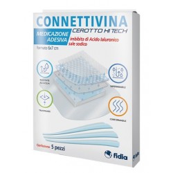 Connettivina Cerotto Hi Tech 6 X 7 Cm 5 Pezzi - Medicazioni - 978869853 - Connettivina - € 8,68