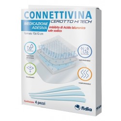 Connettivina Cerotto Hi Tech 10 X 10 Cm 4 Pezzi - Medicazioni - 978869865 - Connettivina - € 9,53