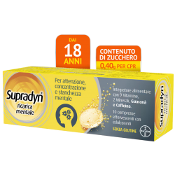 Supradyn Ricarica Mentale 10 Compresse - Integratori per concentrazione e memoria - 976295915 - Supradyn - € 11,91