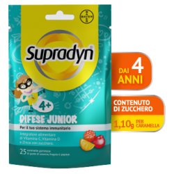 Supradyn Difese Junior 25 Caramelle Gommose - Caramelle - 940226335 - Supradyn - € 8,00