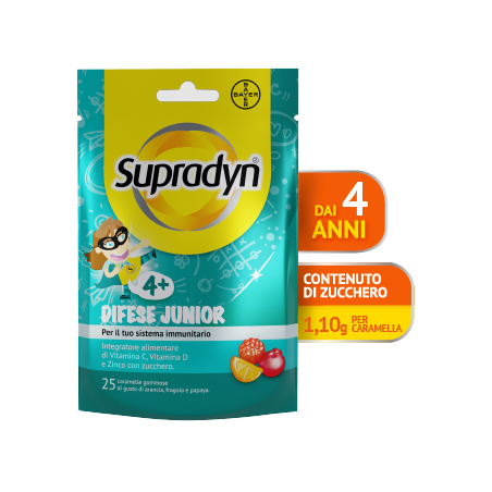 Supradyn Difese Junior 25 Caramelle Gommose - Caramelle - 940226335 - Supradyn - € 8,00