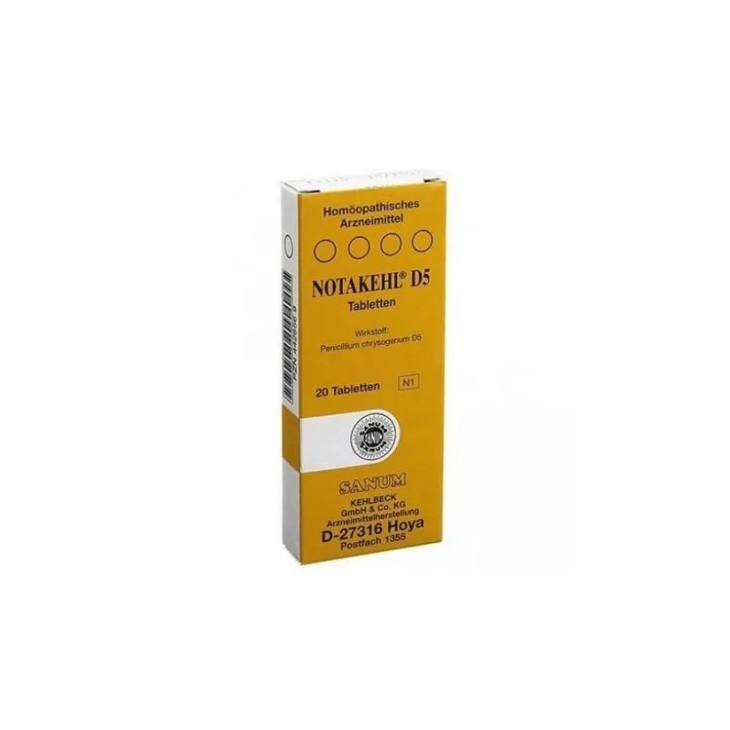 Notakehl D5 Omeopatico Antibatterico Infezioni Respiratorie 20 Compresse  - 1