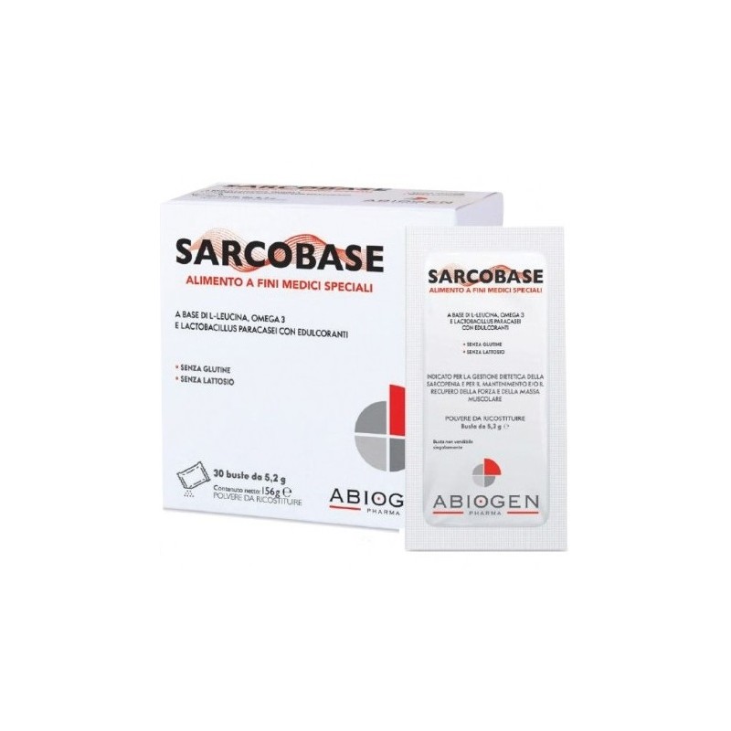 Sarcobase Integratore Recupero Forza Muscolare 30 Bustine - Integratori a base di proteine e aminoacidi - 987681448 - Abiogen...